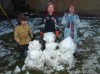 Tři sněhuláci i s tvůrci